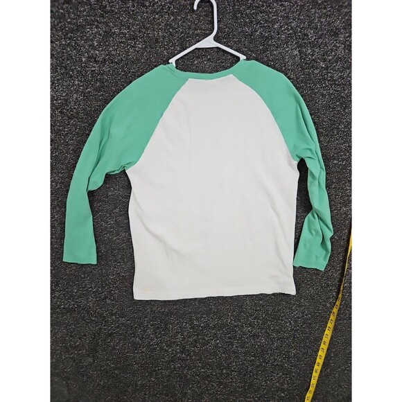 Star Wars Vintage Yoda Sunglasses Green & White Long Sleeve T-Shirt 90s Medium? - Picture 7 of 10